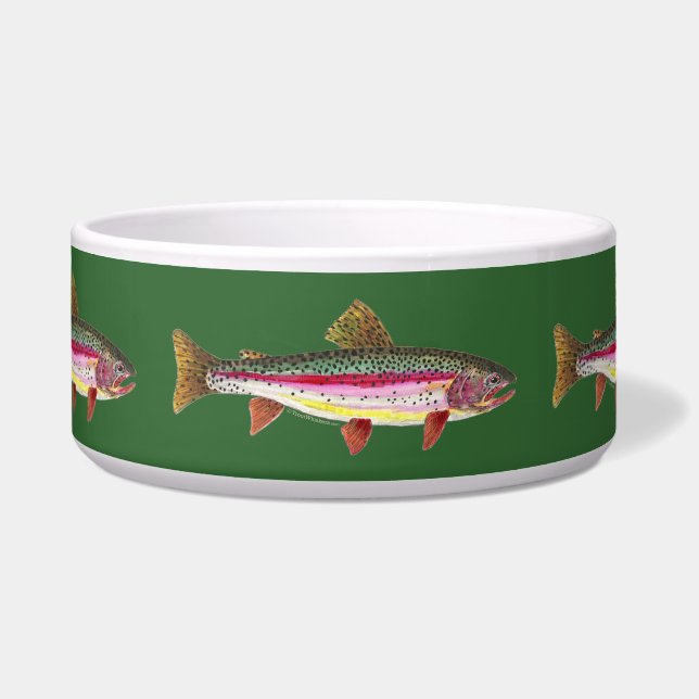 Rainbow Trout Fish Bowl (Front)