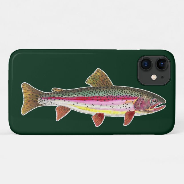 Rainbow Trout Fish Case-Mate iPhone Case (Back (Horizontal))