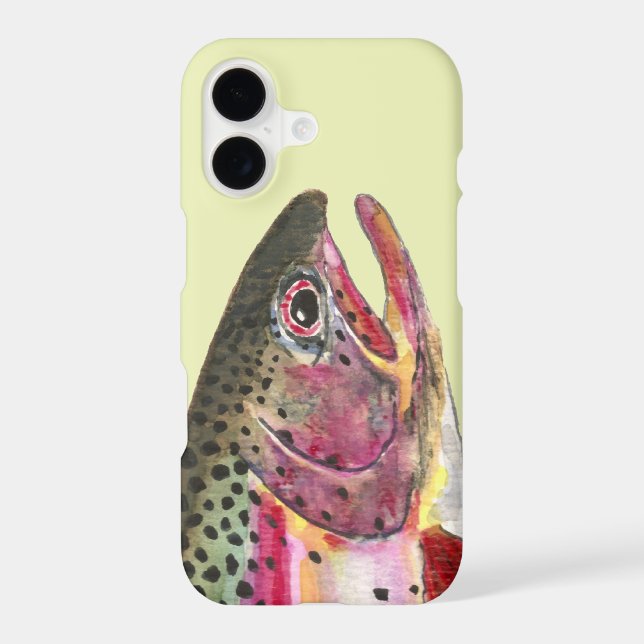 Rainbow Trout Fish Case-Mate iPhone Case (Back)