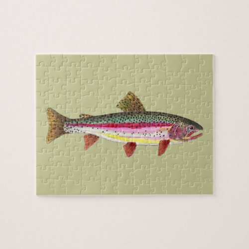 Rainbow Trout Fish Jigsaw Puzzle