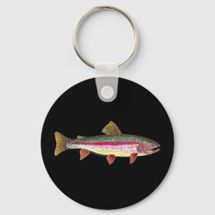 Rainbow Trout Fish Keychain