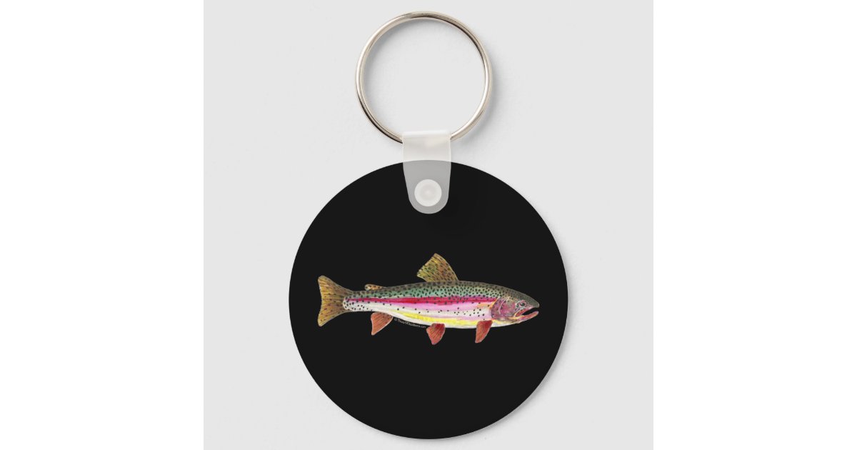 Rainbow Trout Fish Keychain