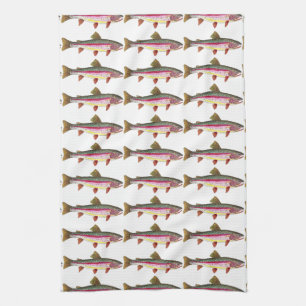 Rainbow Trout Fish Kitchen Towel