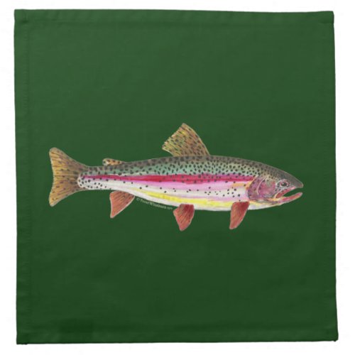 Rainbow Trout Fish Napkin