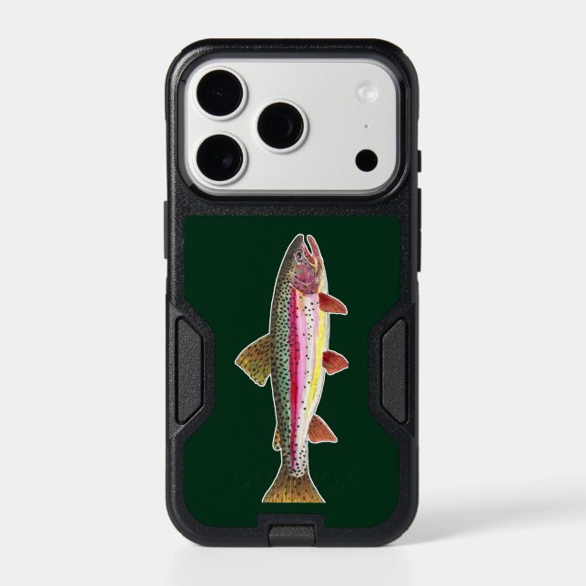 Rainbow Trout Fish Otterbox iPhone Case (Back)