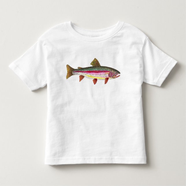 Rainbow Trout Fish Toddler T-shirt (Front)