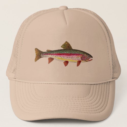 Rainbow Trout Fish Trucker Hat