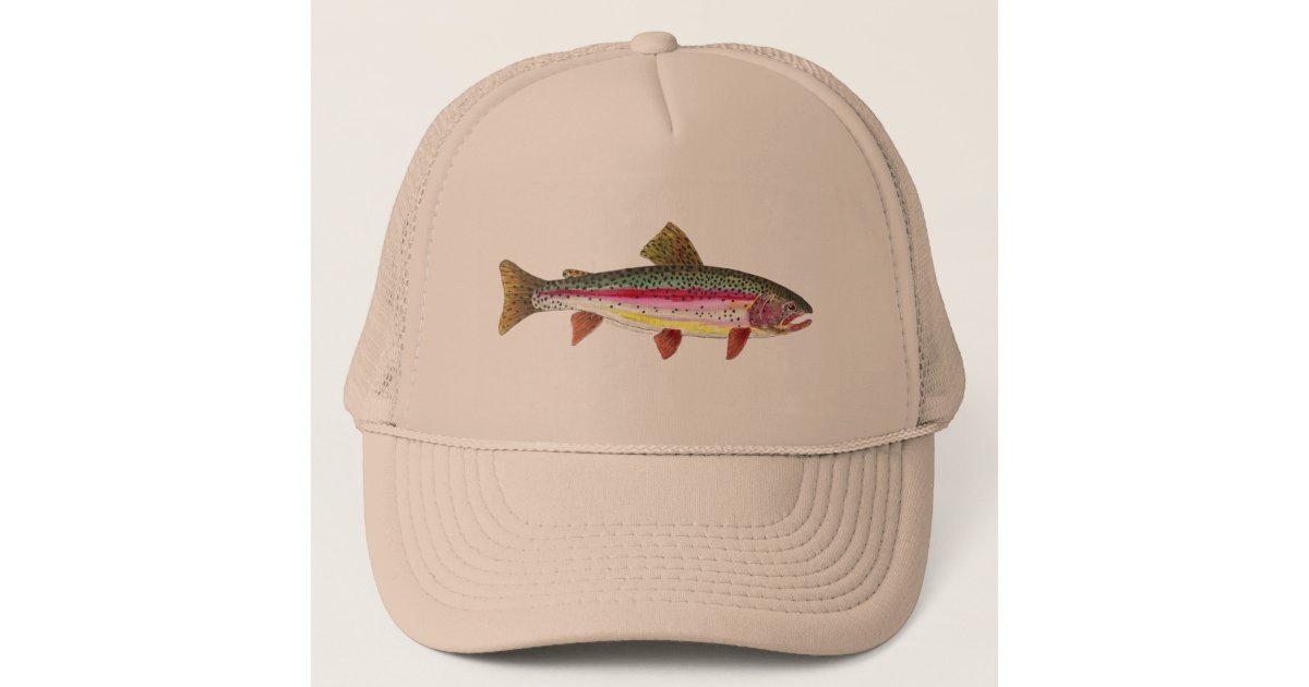 Rainbow Trout Fish Trucker Hat