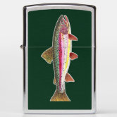 Rainbow Trout Fishing Zippo Lighter | Zazzle