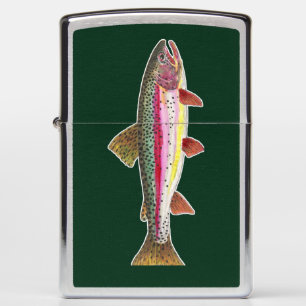 Rainbow Trout Fish Zippo Lighter