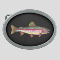 Rainbow Trout Fishing Angler Fisherman's Belt Buckle