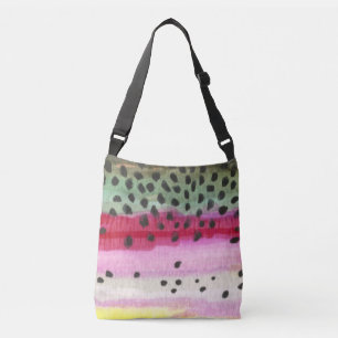 Rainbow Trout Fishing Crossbody Bag