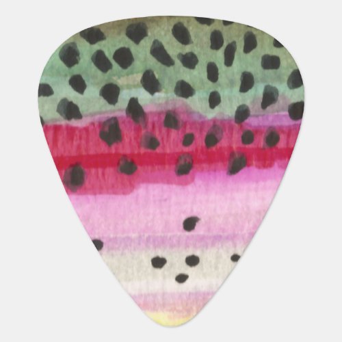 Rainbow Trout Fishing Guitar Pick