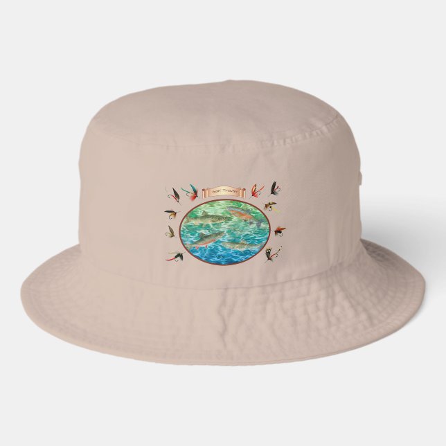 Rainbow Trout Fishing Hat (Front)