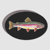 Rainbow Trout Fishing Ichthyology Oval Truck and
