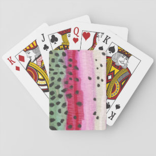Rainbow Trout Fishing Playing Cards
