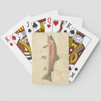 Rainbow Trout Fishing Playing Cards
