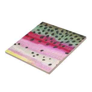 Rainbow Trout Fishing Tile