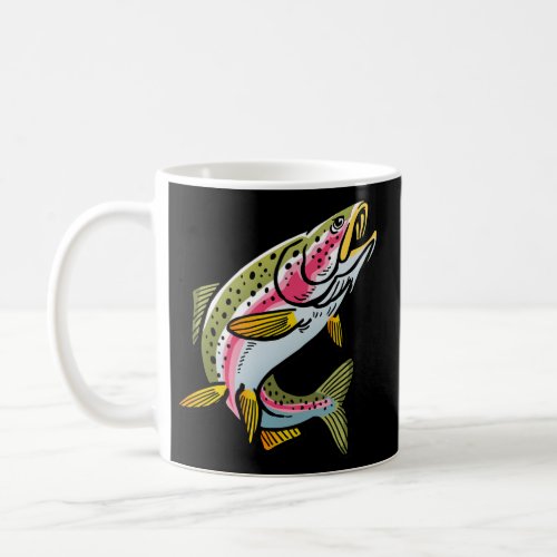 Rainbow Trout Fishing Trout Fisherman Angling Fan Coffee Mug