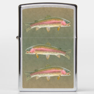 Rainbow Trout Fishing Zippo Lighter