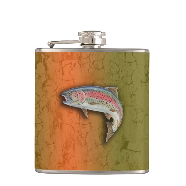 Rainbow Trout Flask (Front)