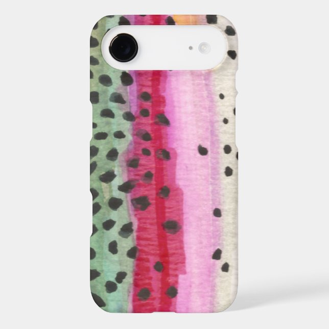 Rainbow Trout Fly Fisherman's Case-Mate iPhone Case (Back)