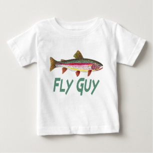 Rainbow Trout Fly FIshing Baby T-Shirt
