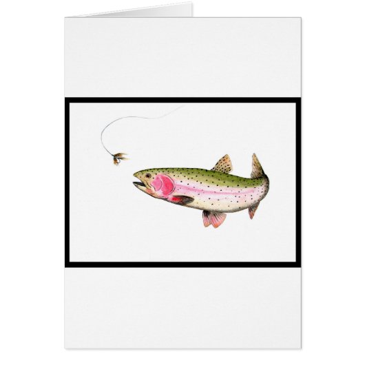 Rainbow Trout Fly Fishing Cards (Front)