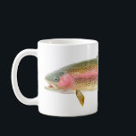 Rainbow Trout Fly Fishing Coffee Mug<br><div class="desc">Beautiful Rainbow Trout.  Colorful watercolor painting by artist ©Tina Hesskew of Fishing Hunting Life.</div>