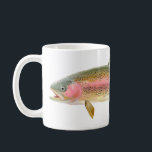 Rainbow Trout Fly Fishing Coffee Mug<br><div class="desc">Beautiful Rainbow Trout.  Colorful watercolor painting by artist ©Tina Hesskew of Fishing Hunting Life.</div>