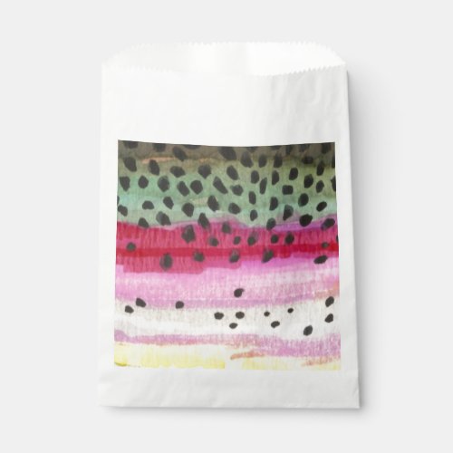 Rainbow Trout Fly Fishing Favor Bag