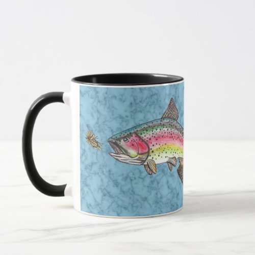 Rainbow Trout Fly Fishing Mug