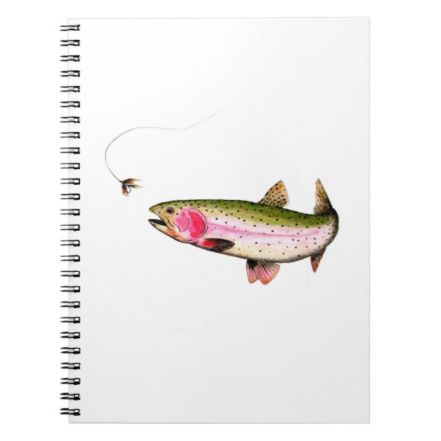 Rainbow Trout Fly Fishing Notebook (Front)