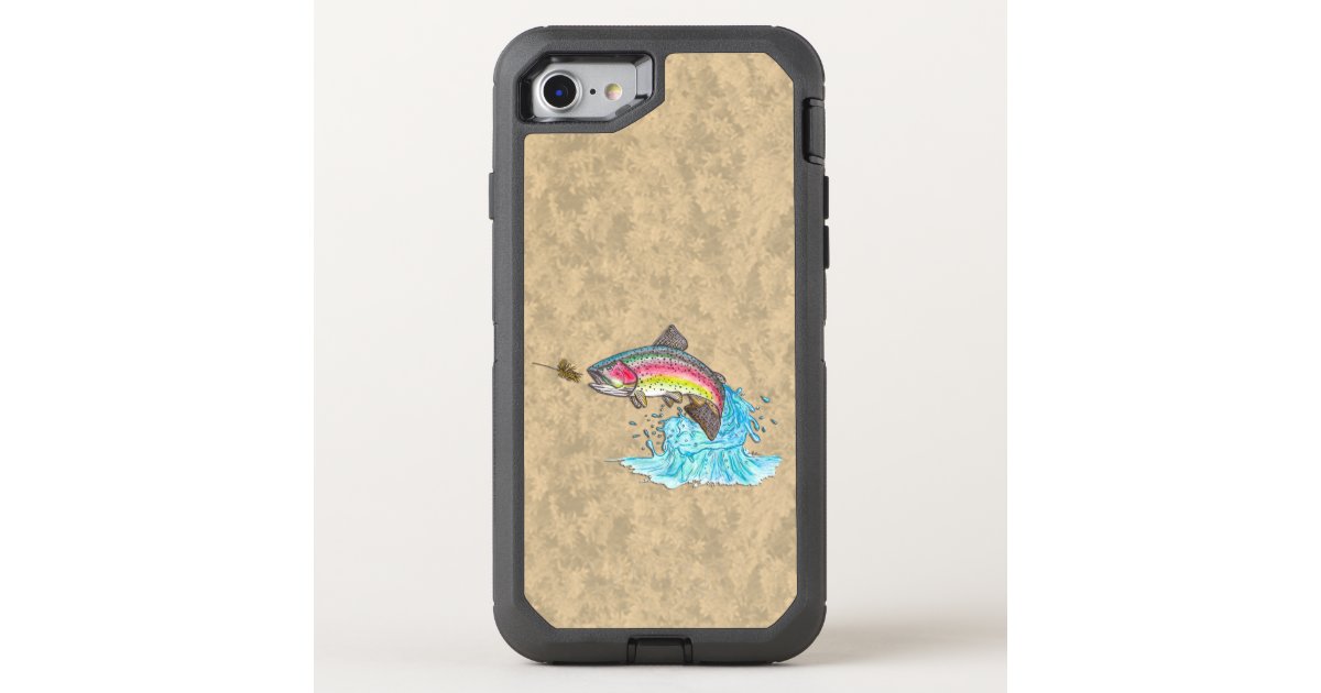 Rainbow Trout Fly Fishing Otterbox iPhone Case | Zazzle