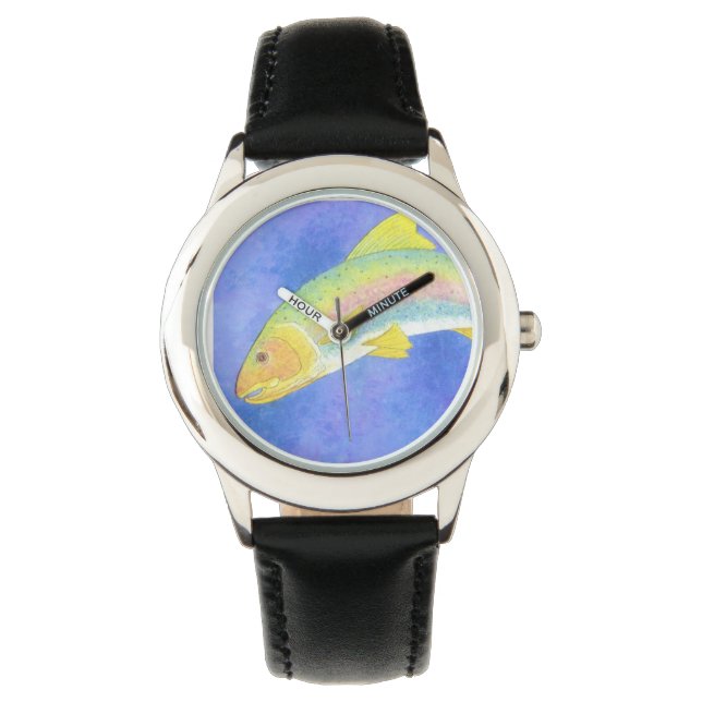 Rainbow trout,  fly fishing watch (Front)