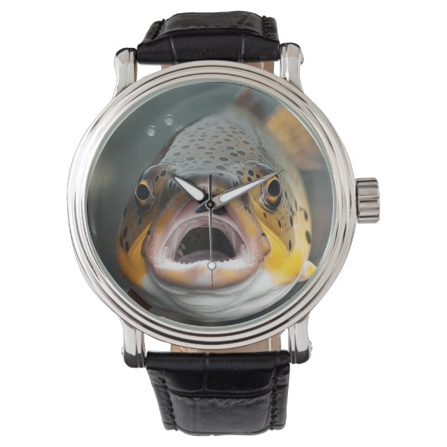Rainbow Trout Flying Fishing Watch (Front)