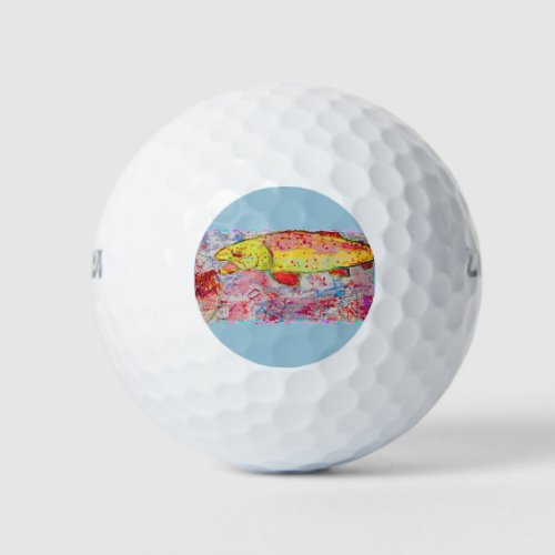 rainbow trout golf balls