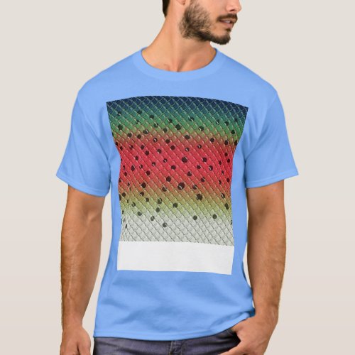 Rainbow Trout Graphic Design Art Original Fishing  T_Shirt