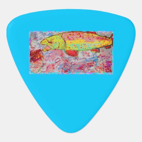 rainbow trout guitar pick