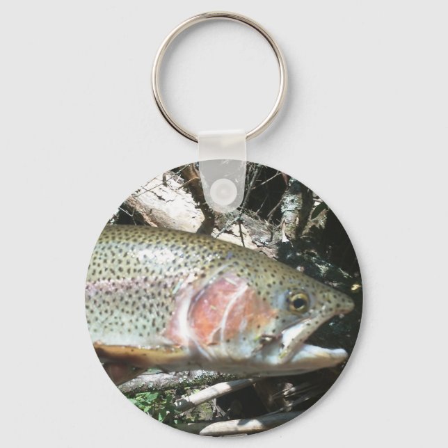 Rainbow trout keychain (Front)