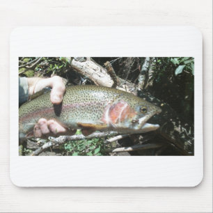 Rainbow trout mouse pad
