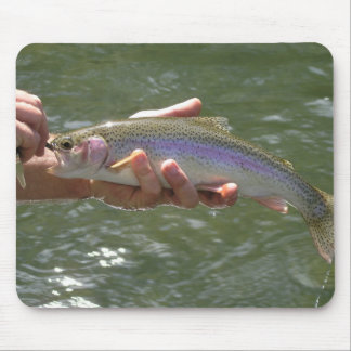 Rainbow trout mouse pad