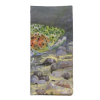 Rainbow trout napkin