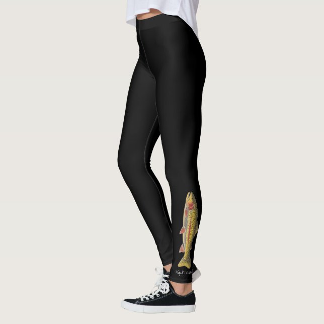 Rainbow Trout, original art, Mary K Leggings (Left)