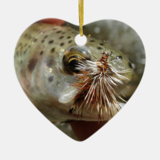 Rainbow Trout photo Ceramic Ornament