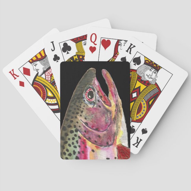 Rainbow Trout Poker Cards (Back)