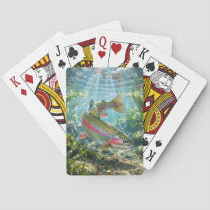 Rainbow Trout Poker Cards