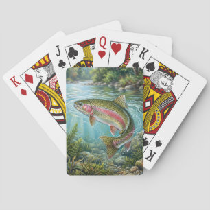 Rainbow Trout Poker Cards