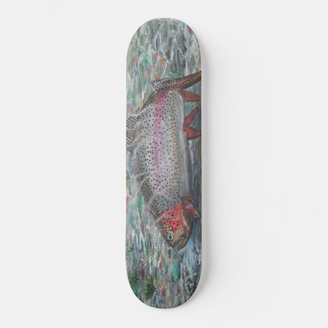 Rainbow Trout Skateboard (Front)