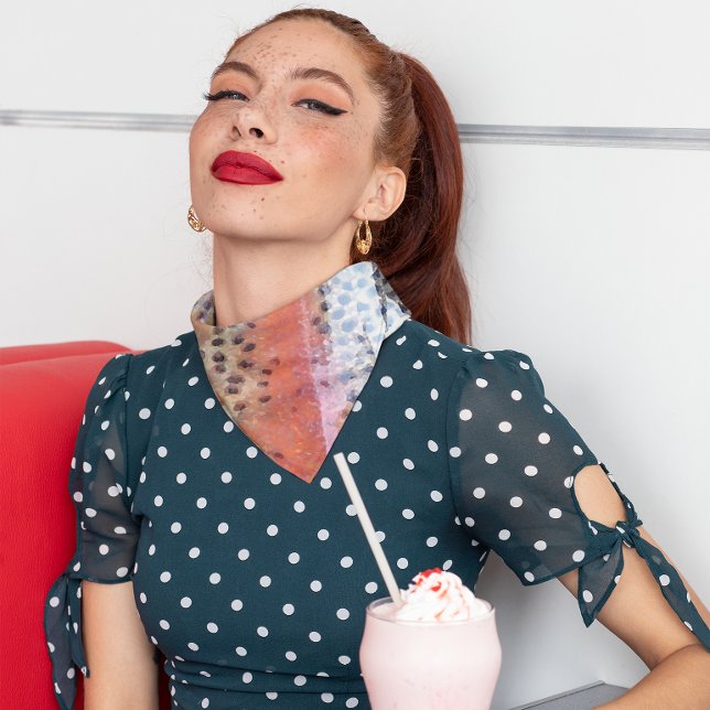 Rainbow Trout Skin Abstract Pattern Bandana (Creator Uploaded)